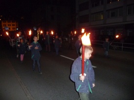 Räbeliechtliumzug in Horgen